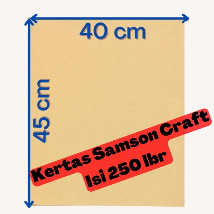 

best -Kertas Samson 40x45cm alas cuci mobil - 250 Lembar