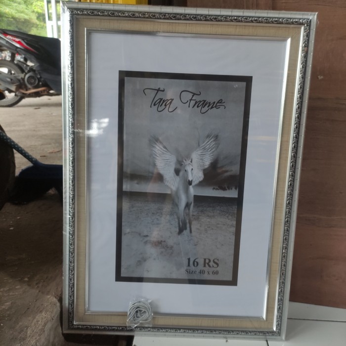 frame/bingkai foto 40x60 - Silver