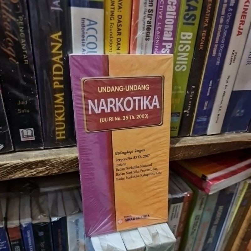 Undang undang narkotika (UU RI NO 35 tahun 2009)