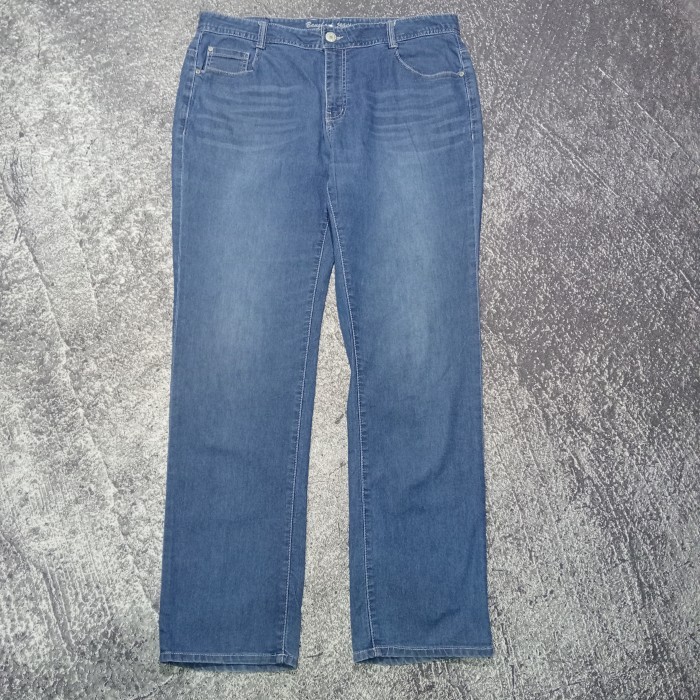 Celana panjang jeans denim BANGBANG JEANS blue wash bagus size 38