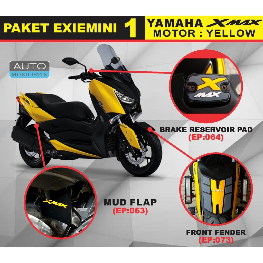 KLIMAUSHOP PAKET HEMAT BODY PROTECTOR XMAX - AKSESORIS XMAX - STRIPING XMAX 250