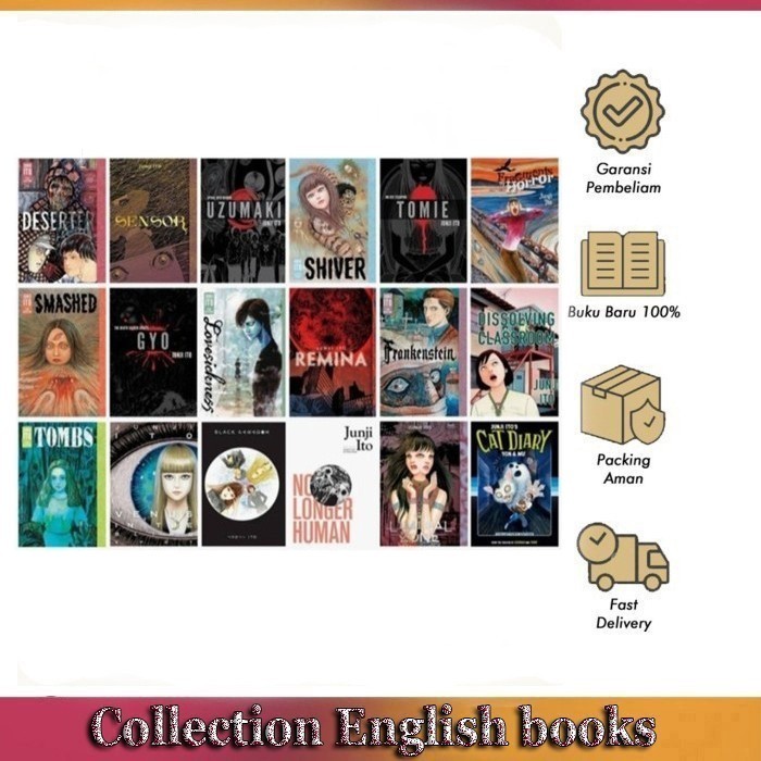 junji ito collection manga (English) - flesh-colored - uzumaki - sensor