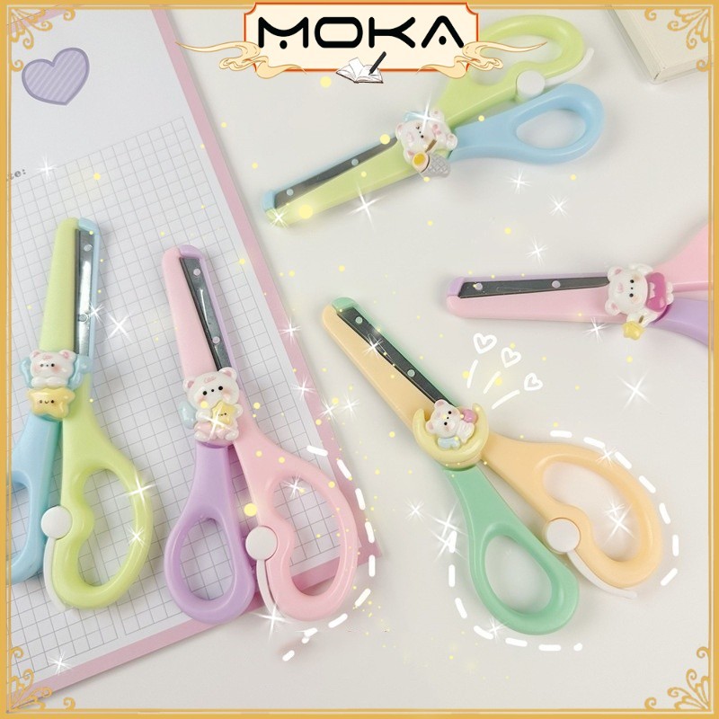 

MOKA GUNTING DIY KARAKTER BONEKA KARTUN LUCU / GUNTING DENGAN UJUNG PELINDUNG KARAKTER LUCU MKA189