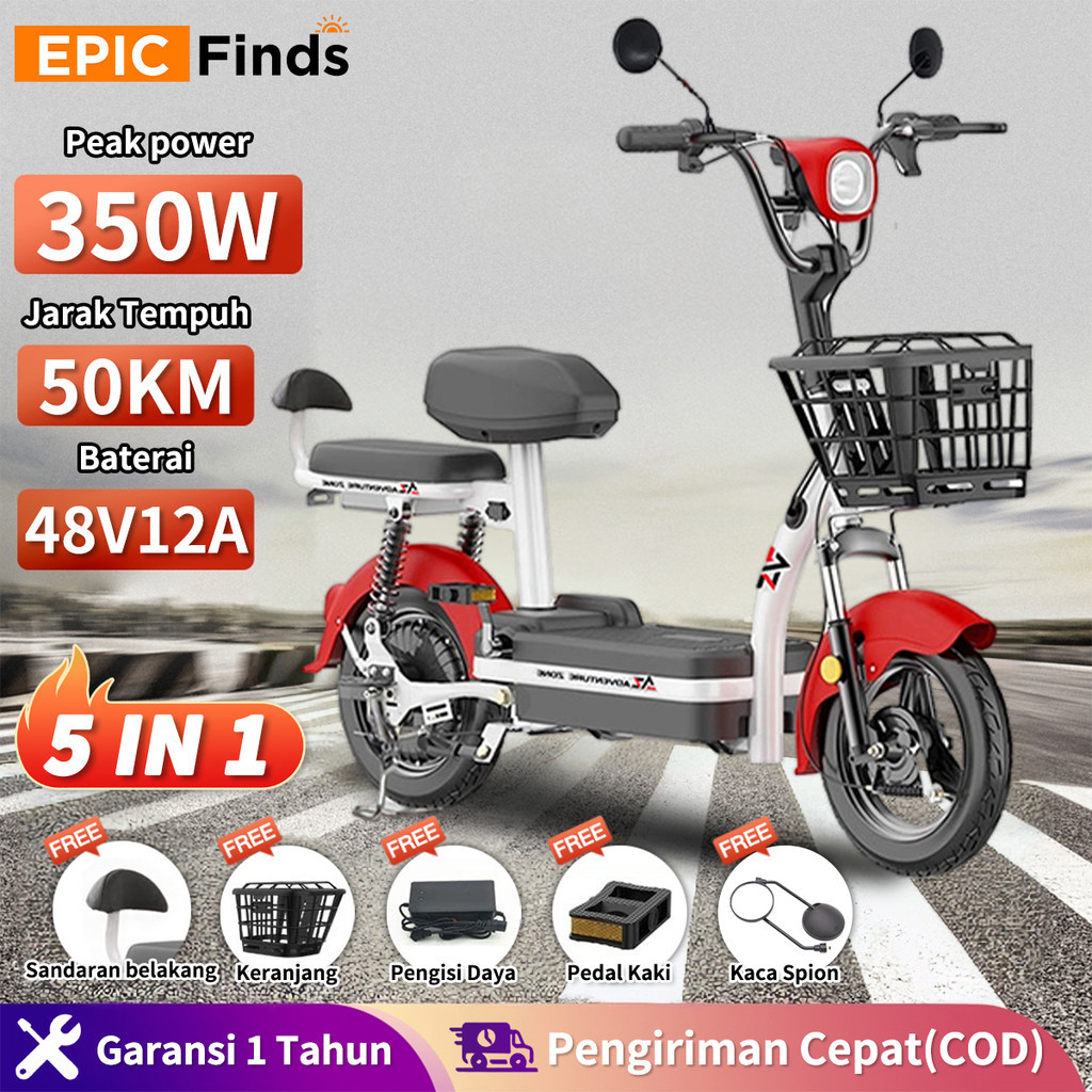 Epic Finds Sepeda Listrik Dewasa Motor 48V Premium Mewah Sepeda Listrik / Sepeda Motor Listrik