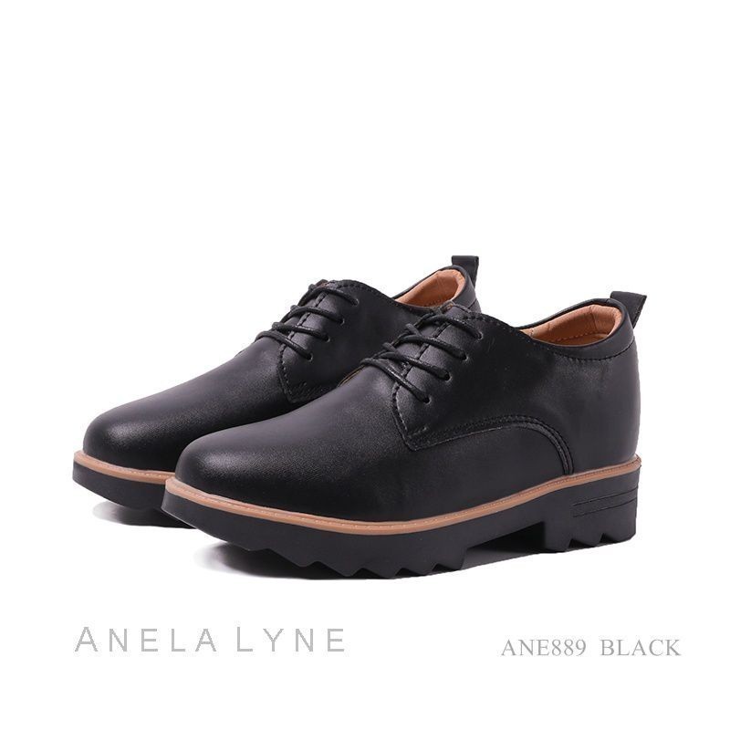 Anela Lyne Sepatu Wanita Import Kulit Terbaru Shoes Oxford 889
