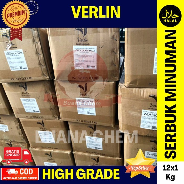 

Verlin Powder Drink 1kg Chocolate / Minuman Serbuk Varian Coklat - Choco Biscuit