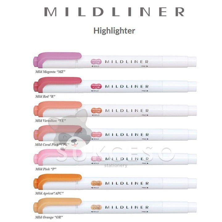 

Zebra Mildliner (satuan) Double-Sided Highlither