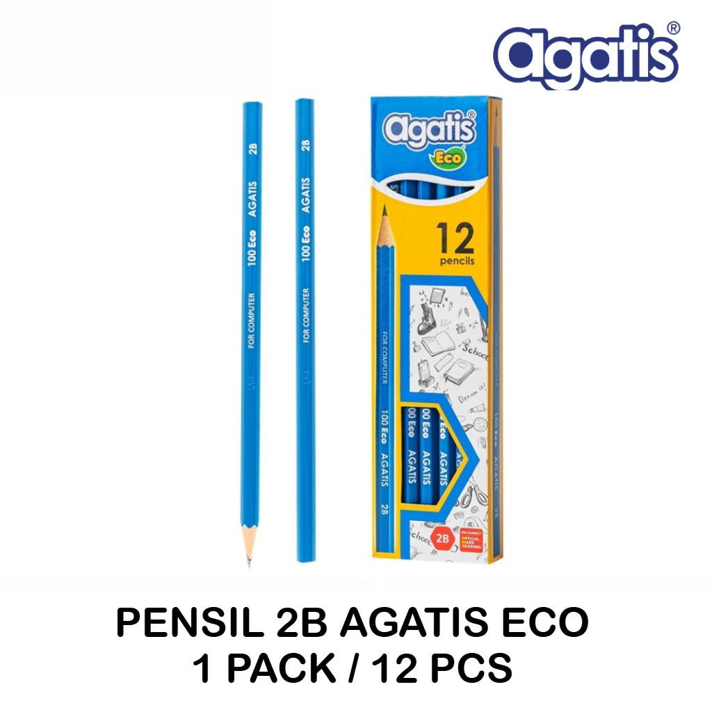 

Pensil 2B AGATIS ECO (1 PACK / 12 PCS)
