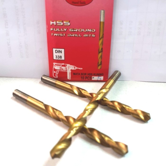 Mata bor besi kuning ATS 5mm - Bor besi kuning ATS 5mm