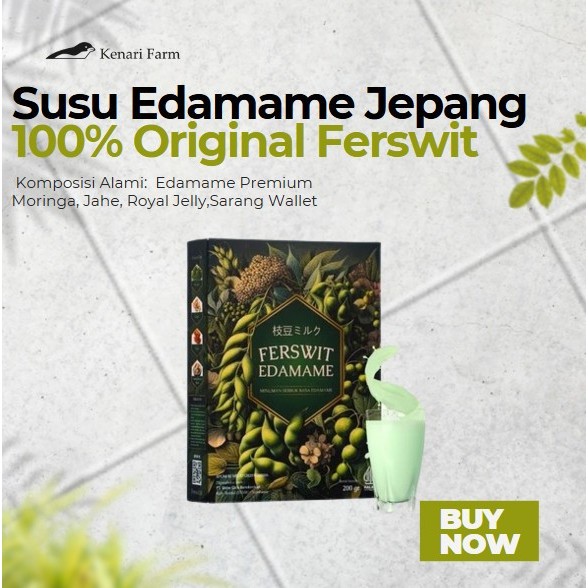 

Ferswit Susu Bubuk Edamame Japan 200Gr - 1 Box - 1 Box - Original & Ready Stock