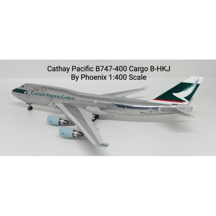 Miniatur Pesawat Terbang Cathay Pacific B747-400 Cargo B-HKJ  Phoenix 1:400 Diecast Aircraft