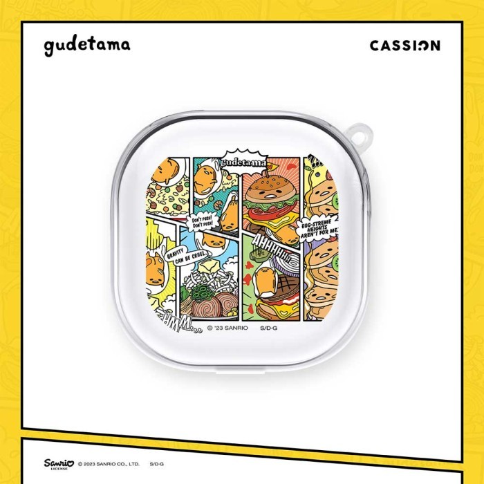 [[Koleksi Terbaru]] Case Airpods Gen 1 2 3 Pro 2 Samsung Buds Case Cassion Gudetama 07 - Buds Live 2