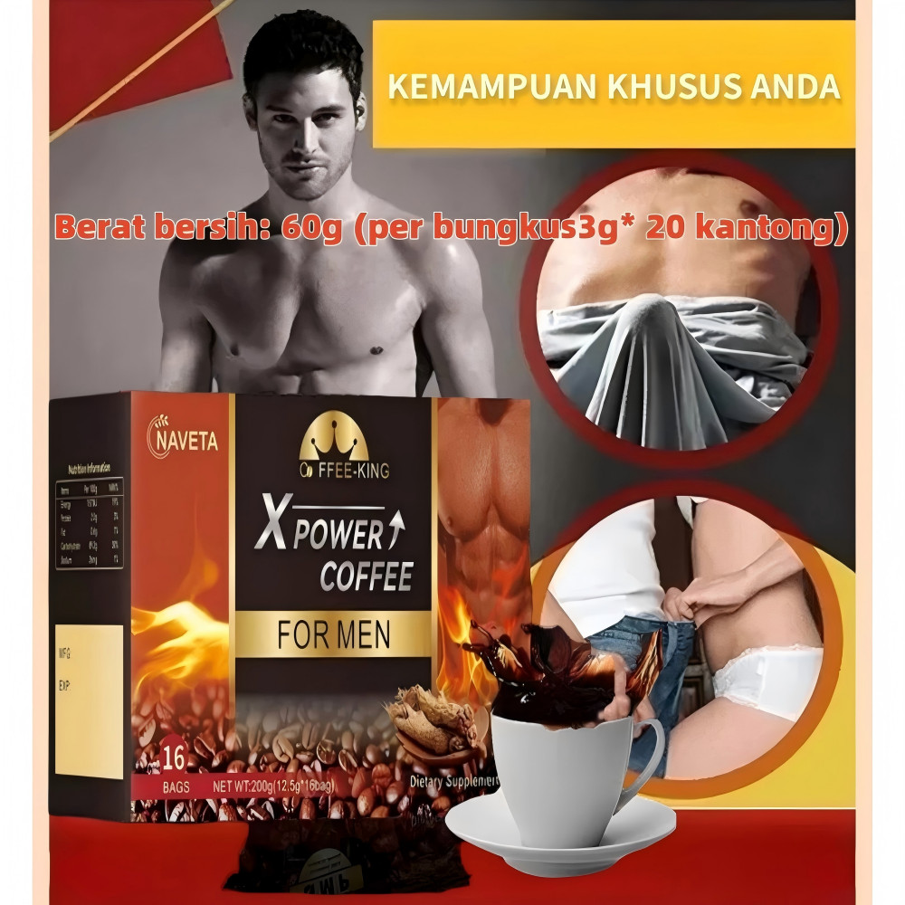

20 Kantong Kopi Hitam Asli Kopi Ginseng dan Tiram Meningkatkan daya tahan tubuh pria Menjadikan lebih kuat dan tahan lama Tanpa efek samping