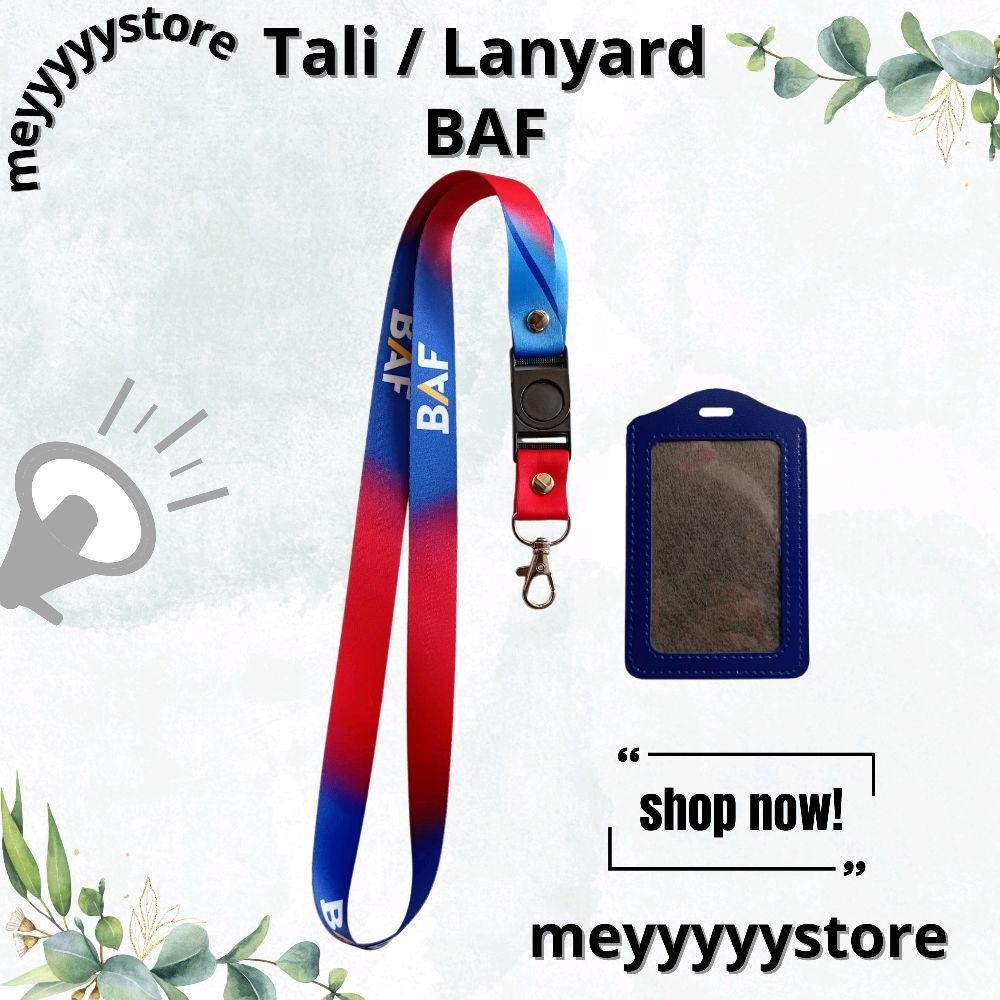 

Tali ID CARD BAF Terbaru / Lanyard BAF READY [STOCK MELIMPAH] Termurahhh Harga Grosir!