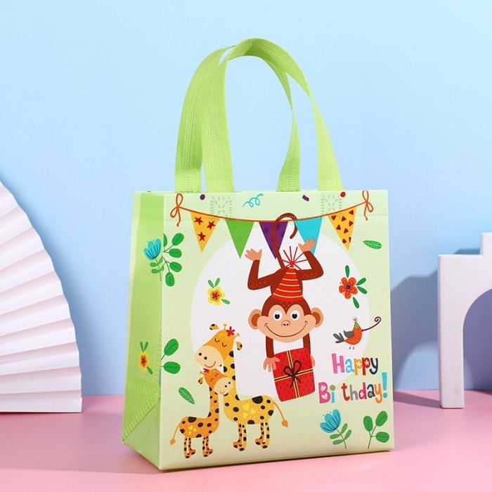 

[ 12PCS ] Tas Souvenir Ulang Tahun / Goodie Bag Ultah / Tas Hampers S