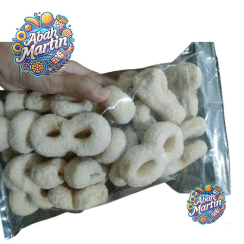 

AM KUE LADU MANIS 8 500g Kue Gabus Manis bentuk angka delapan kue kering Makanan ringan viral
