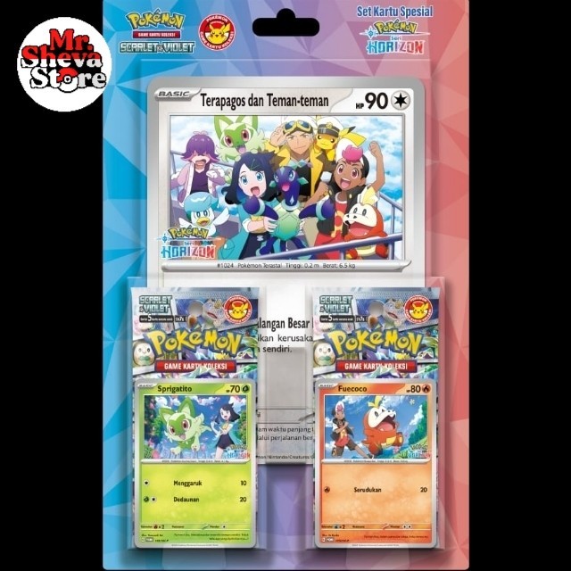 SALE - Booster Box Set Kartu Spesial Bimbingan Rasi Pokemon Indonesia Seri Horizon - 1 Set
