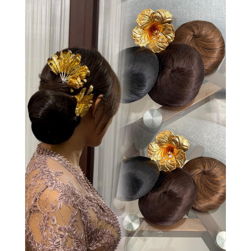 Sanggul Donat// Sanggul Rambut// Jepit Donat Rambut// Sanggul Jepit