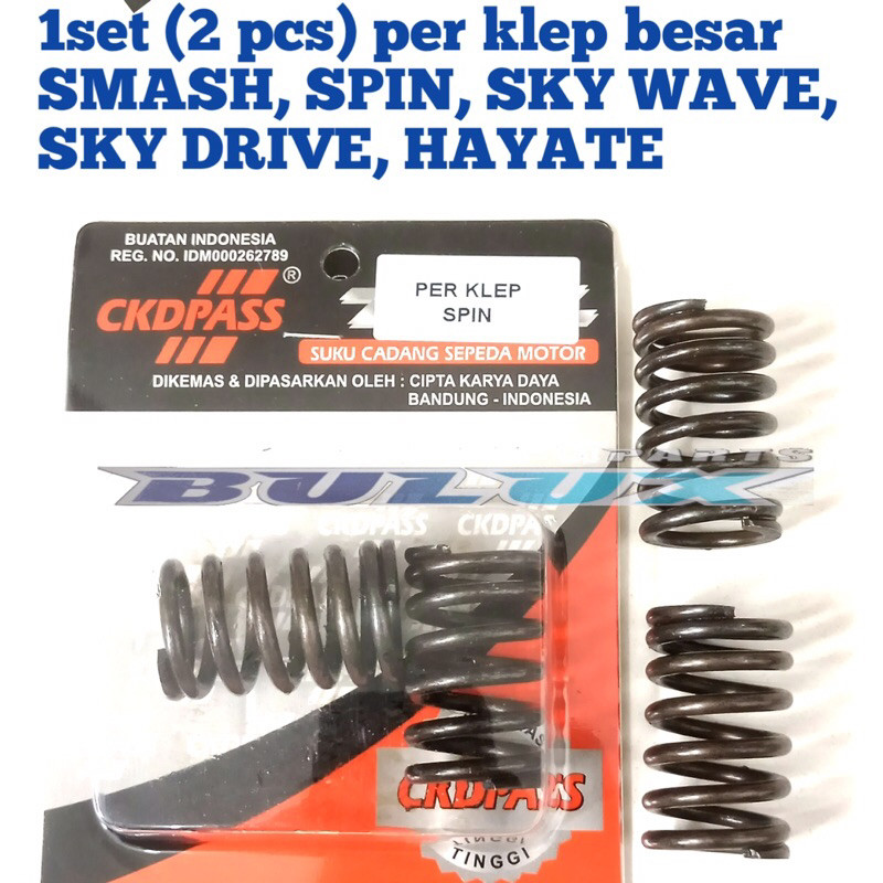 1 Set 2pcs PER KLEP SPRING VALVE SUZUKI SPIN SKY WAVE DRIVE HAYATE SPIN CKDPASS KUALITAS ORIGINAL