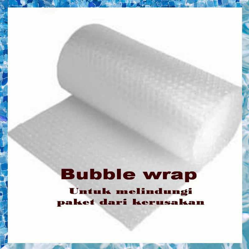 

Tambahan Packing Bubble Wrap UNTUK KEAMANAN PAKET ANDA Tambahan packing dengan Bubble Wrap supaya paket lebih aman