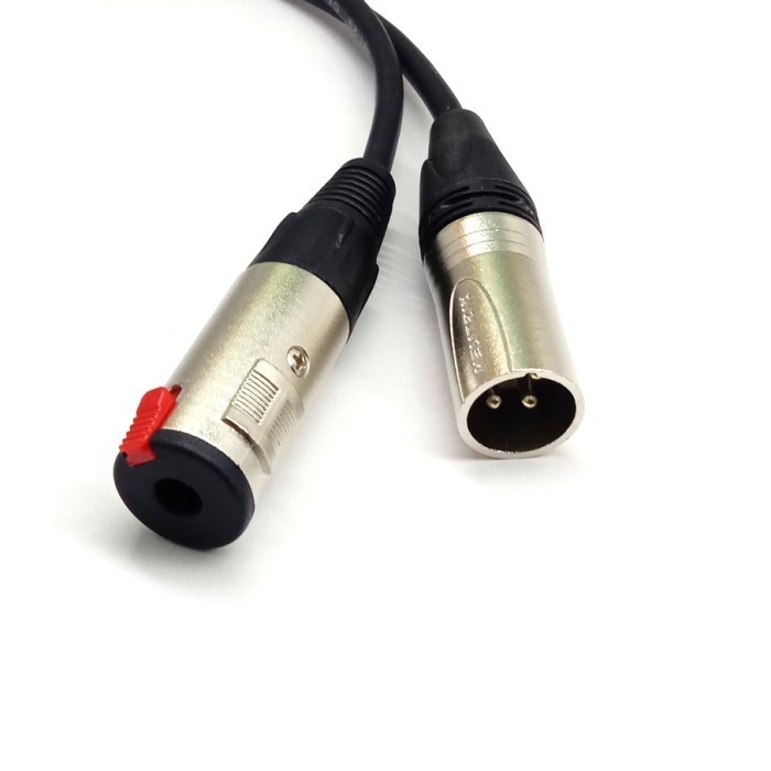 JJ99 Kabel Sambungan mic kabel extension Jack sambungan - XLR MALE, 3 Meter