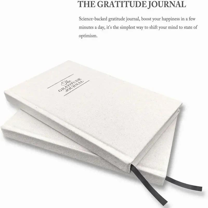 

Hardcover & Mindfulness Size Five Minute Gratitude Manifestation Journal Daily Diary for Reflection Notebook The