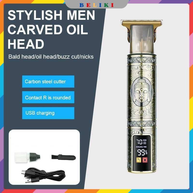 Alat Cukur Rambut Elektrik Hair Clipper Trimmer Model Buddha - T9