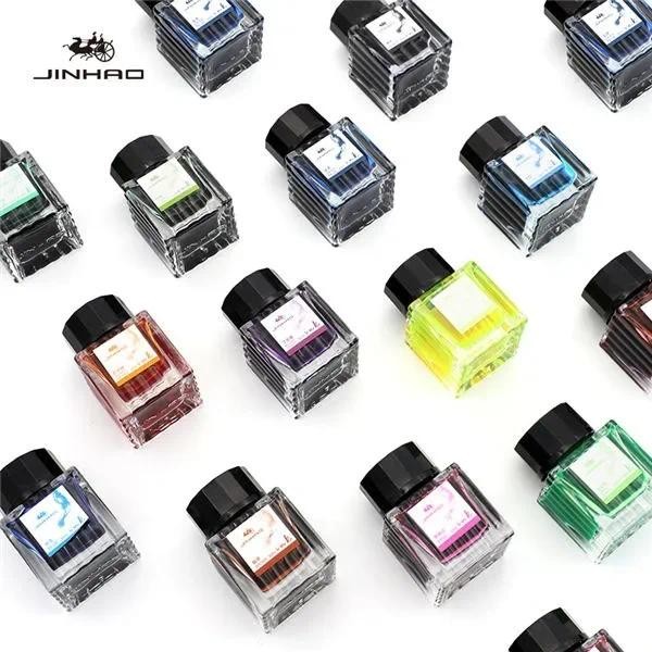

JINHAO 30ml Colored Ink for Fountain Pen Glass Bottled Ink Refill Cartridge School Writing Office Ink Supplies Stationery