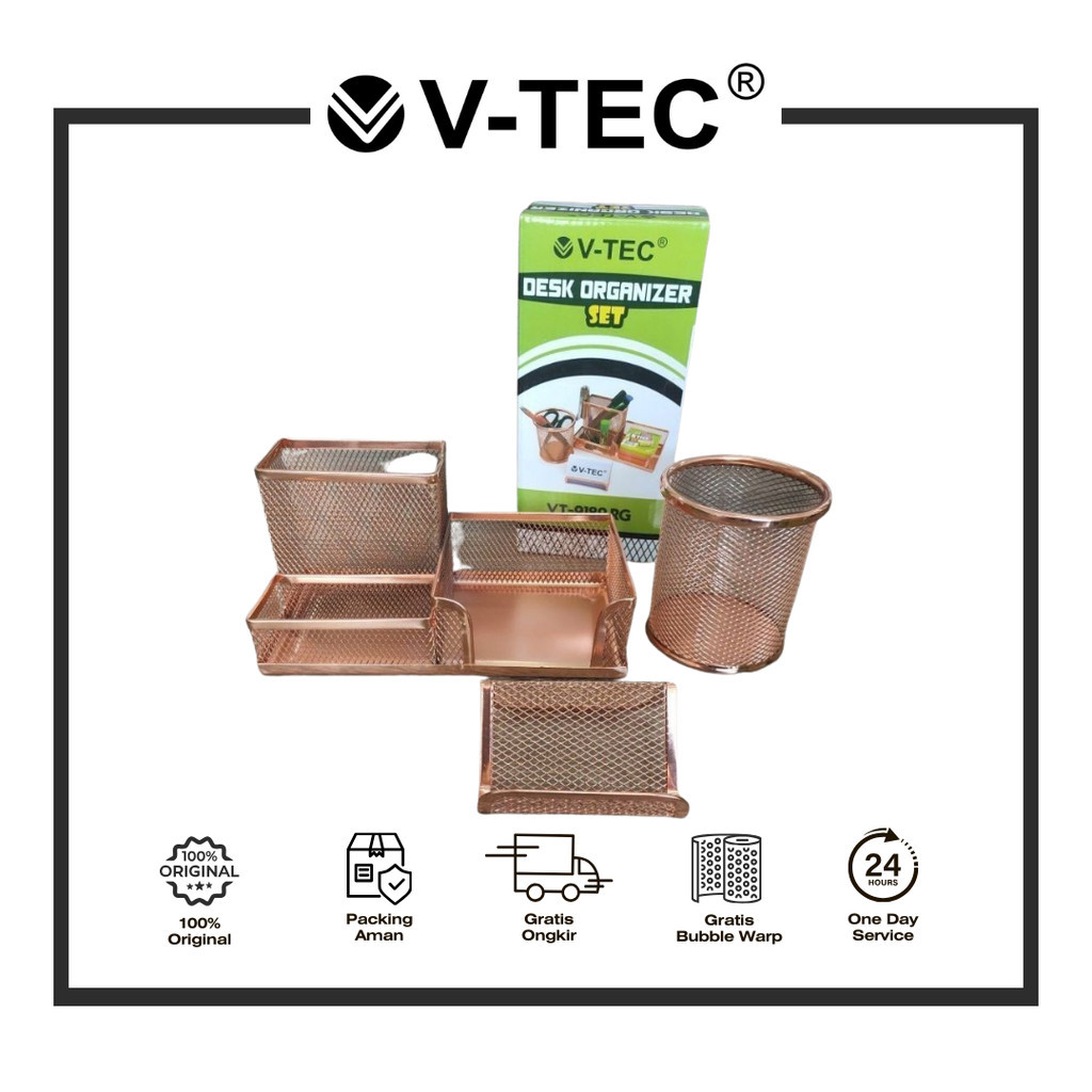 

VTec Desk Organizer Set VT-9189 RG