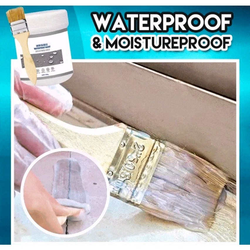 

_(Bubblewrap) Jaysuing Invisible Waterproof Agent Lem Transparan Waterproof Anti Bocor 300 Gram _ HW