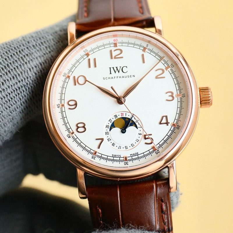 Pre order 2 minggu IWC men’s watch jam tangan pria jam tangan kulit jam tangan rantai fashion pria p