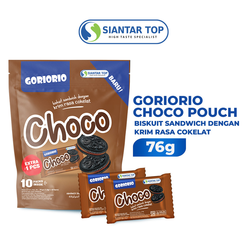 

Goriorio Cokelat Pouch 76gr - SIANTARTOP - ARM