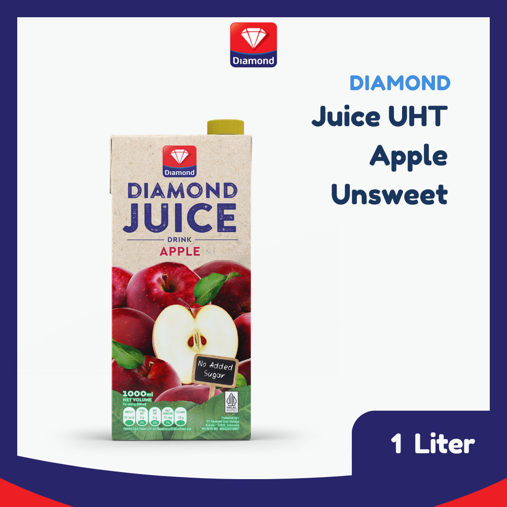 

Diamond Juice UHT Apple Unsweet 1000 ML