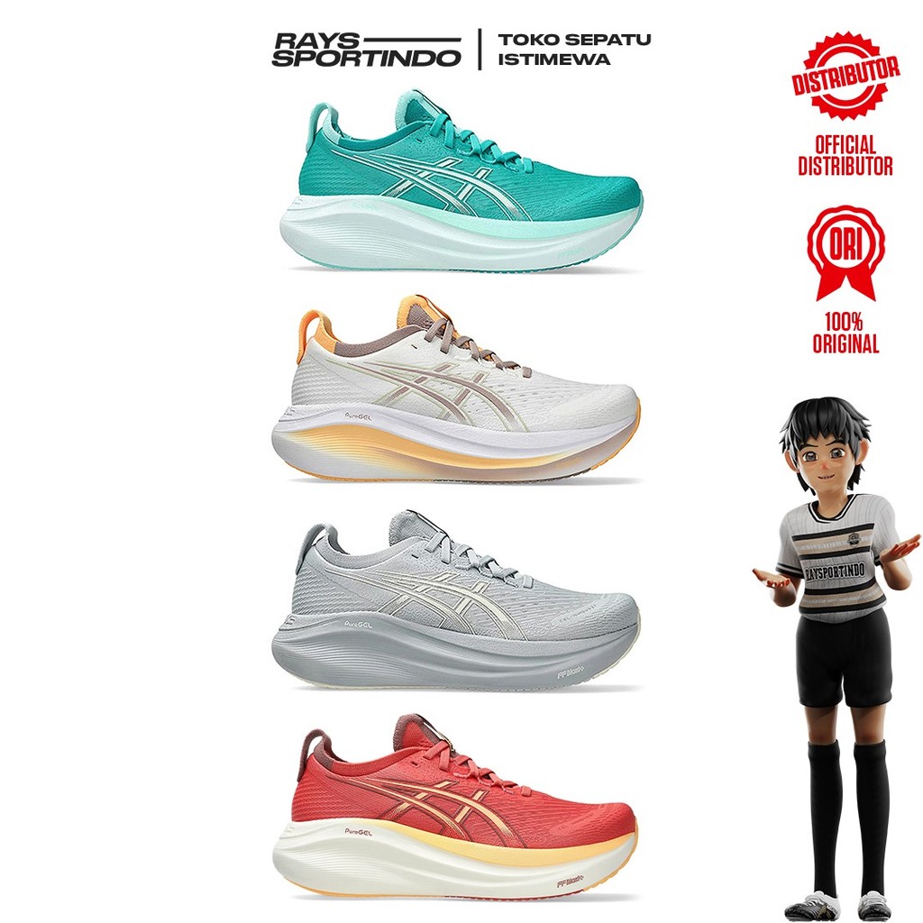 SEPATU RUNNING ASICS GEL NIMBUS 27 WOMEN ORIGINAL