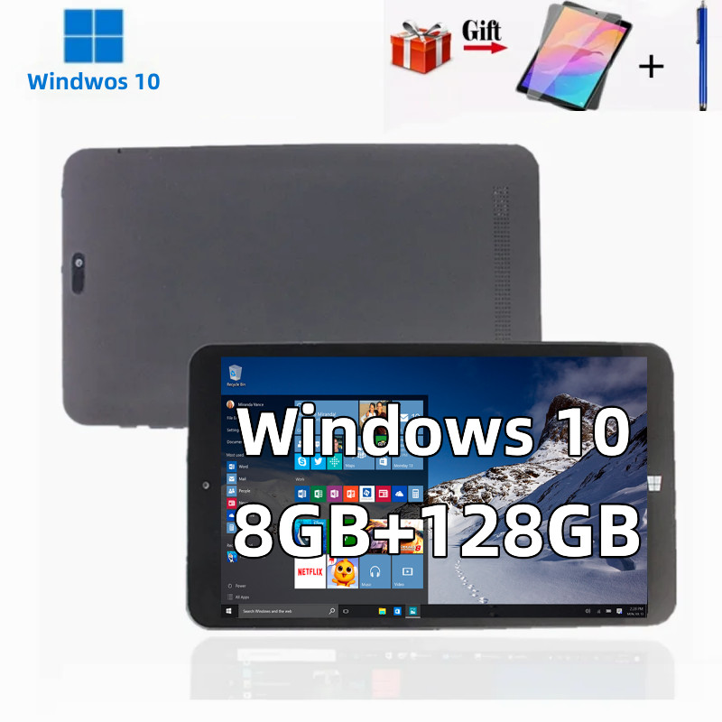 8GB RAM 128GB ROM Windows 10 Tablet 8 IN  64bit Intel x5-Z8300 Quad Core Ultra-thin Bluetooth WiFi W