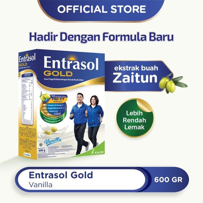 

ENTRASOL GOLD VANILLA / COKLAT 560GR - VANILLA