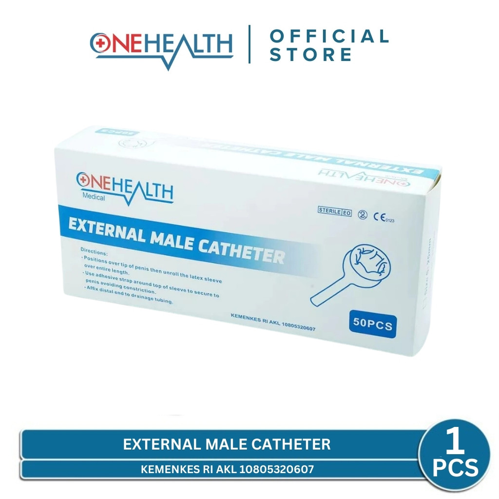 ONEHEALTH LATEX EXTERNAL MALE CATHETER