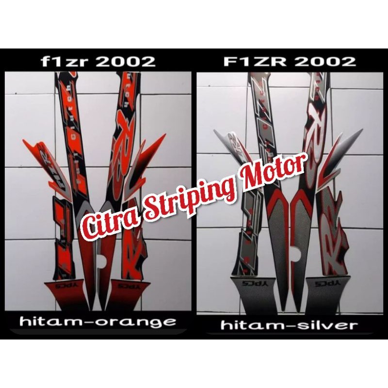 STICKER STRIPING LIS LES BODY MOTOR YAMAHA F1ZR 2002 FULL CLUTCH