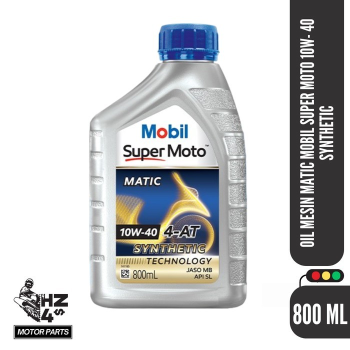 Oli Mesin Matic Merk Mobil Super Moto 10W-40 800 ml Original