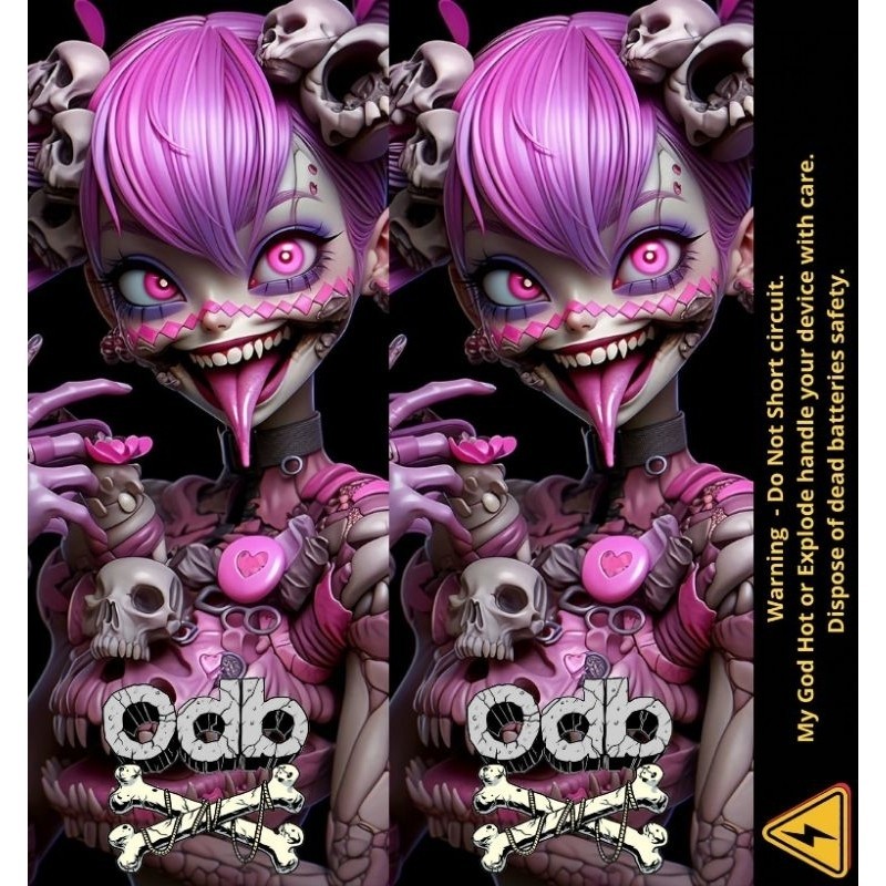 

- Stiker Skin Wrap Baterai 18650 Odb Motif Retro Art V2 Series - Pelindung dan Penghias Baterai 18650 Untuk Segala Merek Baterai