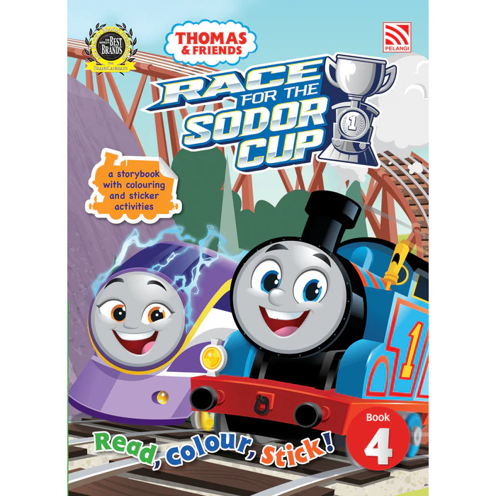 Thomas and Friends Read, Colour, Stick Book 4
