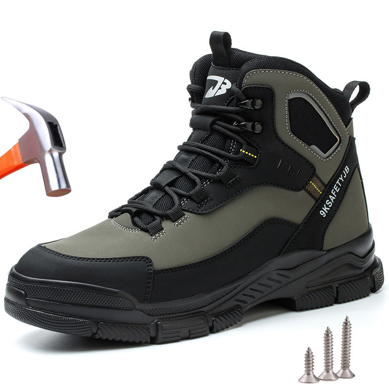Work Safety Boots Men Women Indestructible Security Steel Toe Work Shoes Protective Safety Shoes Men