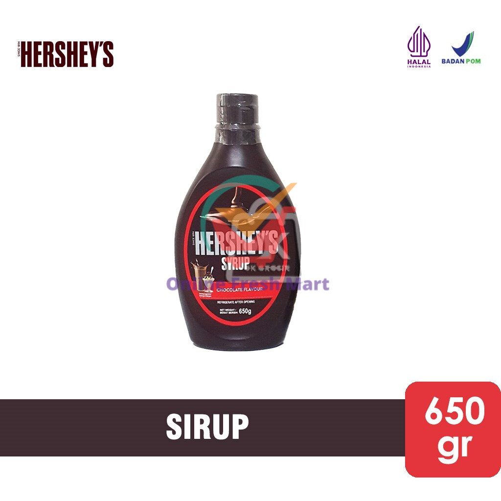 

Hershey's Chocolate Syrup / Topping Sirup Cokelat Premium (650 gr) - Online Fresh Mart Denpasar