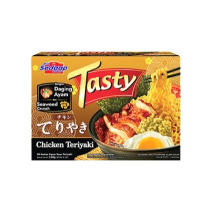 

Sedaap Mie Tasty Bakmi Ayam Chicken Teriyaki 120G