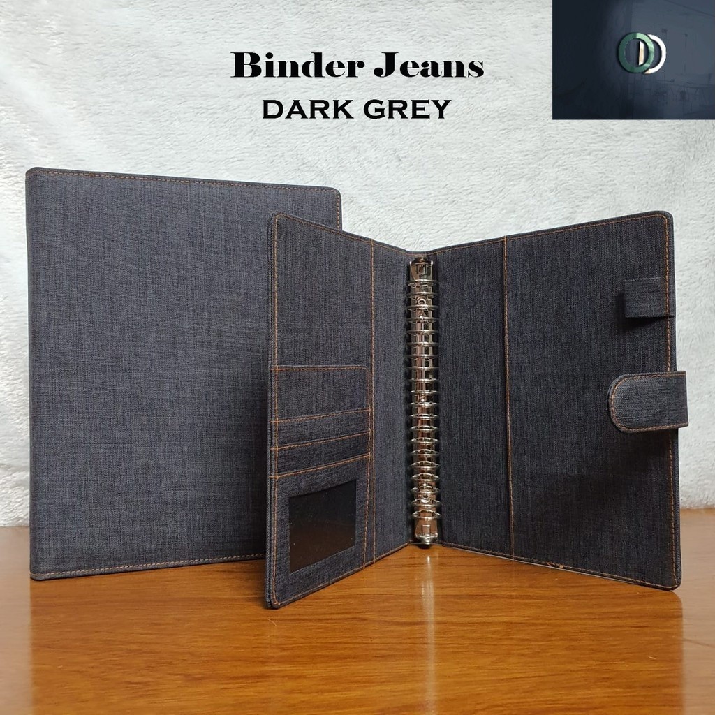 

HOT SALE!! / BINDER BAHAN JEANS/DENIM 9 WARNA PILIHAN A5 DAN B5