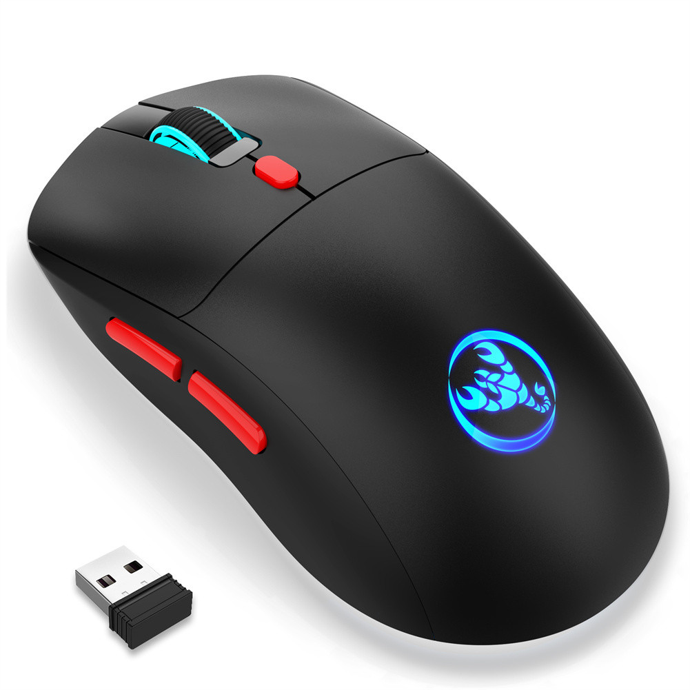 

T20 2.4G Wireless Gaming Mouse 7-Color Backlit Ergonomic Mouse 3600 DPI Rechargeable Wireless Computer Mouse For Laptop Desktop