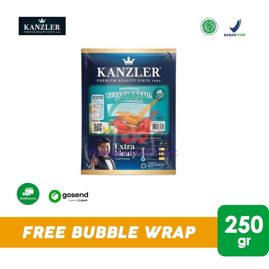 

Sosis Kanzler Beef Cocktail Sausages 250gr (KHUSUS INSTANT) - Online Fresh Mart Denpasar