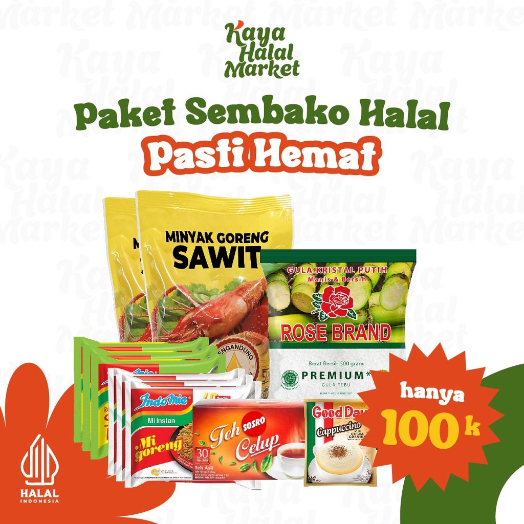

Paket Bulanan Hemat Minyak, Gula, Mie, Teh, Kopi Murah Kaya Halal Market