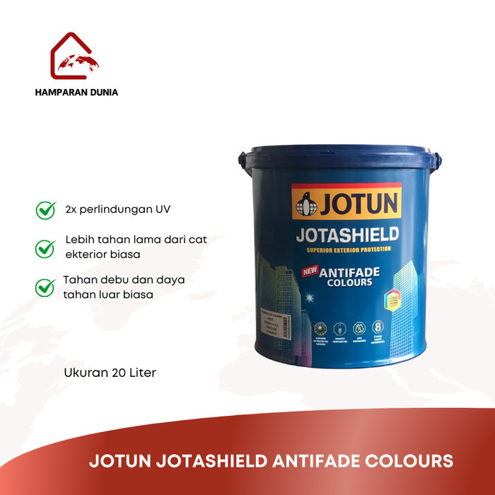 JOTUN JOTASHIELD ANTIFADE COLOURS - CAT TEMBOK 20 LTR
