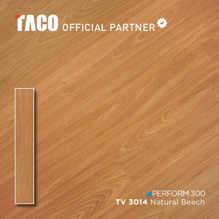 AR TACO Lantai Vinyl 3mm - TV 3014 Natural Beech